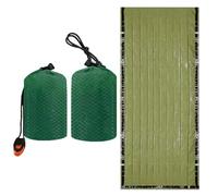 Equipo De Camping, Fácil De Transportar, 90x210x2cm, Kit De Supervivencia Equipo De Camping, Supervivencia En Saco De Dormir, Diseño Plegable Y Portátil, para Estadio, Hotel, Viajes, Senderismo,