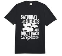 Equipo de Carreras Dirt Track Racing para fanáticos de Las Carreras de Autos Sprint Comfort Colors Adult Heavyweight T-Shirt