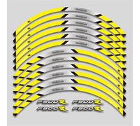 Equipo De Carreras Motocicletas, Decoración Llantas Ruedas, Pegatina Reflectante Adhesiva para BMW F900R F900 R F900r Adhesivo Cubo Rueda(Color11)