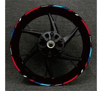 Equipo De Carreras Motocicletas, Decoración Llantas Ruedas, Pegatina Reflectante Adhesiva para BMW S1000XR S1000R 1000RR Fondo llanta Reflectante(Color3)