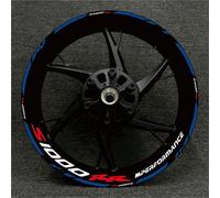 Equipo De Carreras Motocicletas, Decoración Llantas Ruedas, Pegatina Reflectante Adhesiva para BMW S1000XR S1000R 1000RR Adhesivo Cubo Rueda(Color27)