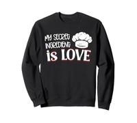 Equipo de Cocina para Hombres mi ingrediente Secreto es Amor cocinar Sudadera