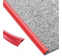 Equipo de costura de alfombra de piso, Tiras de transición piso PVC 10/16,5/20/23/30/40/49 pies longitud, tira borde cortable for envolver bordes pisos y alfombras(D,100cm (3.3ft))