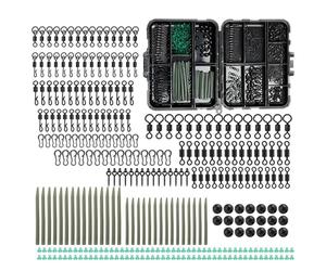 Equipo De De : Equipo De Versátil para Exteriores, Juego De Anzuelos De Pescaa Y Sedal De 300 Piezas | con De Almacenamiento, Portátil para Exteriores Altamente Sensible