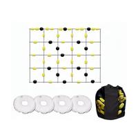 Equipo de deflexión for porteros, herramientas for práctica de agilidad, ángulos de refracción múltiples, deflector de balón de tierra for entrenamiento de fútbol. para entrenamiento de fútbol(200x280