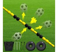 Equipo de desviación de portero, ayuda de entrenamiento de una sola línea con bolsas de agua para reflejos y agilidad, equipo de entrenamiento de fútbol de 2,75 m/4 m
