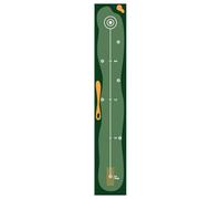 Equipo de dominio Put Golf - Alfombras de entrenamiento de putt golf | Ayuda a la alfombra de práctica de golf magistral, alfombra larga con indicador remoto para adultos y mujeres
