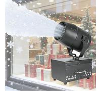 Equipo de efectos de nieve románticos para bodas, máquina de efectos de nieve en vivo, con control remoto manual e inalámbrico, adecuado para Navidad, bodas y fiestas.