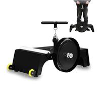 Equipo de ejercicio de volante, entrenador de volante doméstico con ruedas base y superficie antideslizante grande de 0,3 m², resistencia ajustable y carga de 140 kg, seguro y estable, para moldear