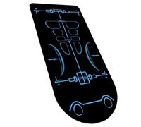 Equipo de ejercicio mate, extra largo para yoga, mate, no deslizante, yoga, mate, para hombre, Knee Joint Protector, Ab Roller Mat, Yoga Mat for Women, Sound Insulation Mat, for Ab Roller Wheel