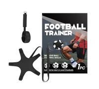 Equipo de ejercicio para entrenamiento de fútbol con cuerda | Pulsera ajustable para entrenamiento de retorno de fútbol para jóvenes, interiores, exteriores, patio, escuela, gimnasio