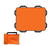 Equipo De Emergencia Médica,Camilla De Rescate De Emergencia,Plegable De Tela Oxford, Portátil,Suave Y Fácil De Transportar,For Uso Doméstico,For Subir Y Bajar Escaleras(Orange)