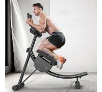 Equipo de entrenamiento AB, máquina AB para la condición física del gimnasio en el hogar, entrenador AB ajustable para ejercicio abdominal y entrenamiento de fuerza,Negro
