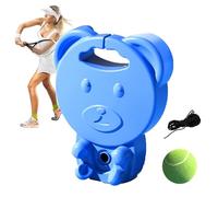 Equipo de entrenamiento con bolas de cuerda, equipo de entrenamiento de tenis - Bolas de cuerda para principiantes | Juego de entrenamiento de tenis con pelota de entrenamiento de cuerda para el