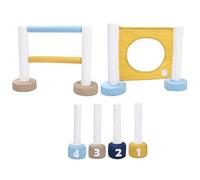 Equipo de entrenamiento de agilidad para perros en interiores, juego de postes con vallas para mejorar la coordinación, la fuerza y el juego interactivo, curso de agilidad para perros en patio