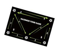 Equipo de Entrenamiento de Fútbol | Alfombra De Ejercicio Antideslizante Fútbol | Diseño Portátil Seguro Para Jugadores Padres Entrenadores - Padres Amateur Entrenadores Jugadores Interior Exterior