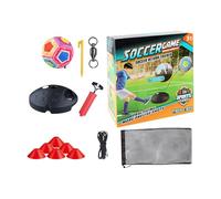 Equipo de entrenamiento de fútbol para niños, equipo de entrenamiento de fútbol para niños, rebote portátil, con cable elástico y bolsa para interacción entre padres e hijos