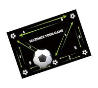 Equipo de entrenamiento de fútbol, tapete de entrenamiento de fútbol resistente al desgaste, paso de agilidad seguro, diseño portátil para jugadores, aficionados, amantes, padres, mamá, al aire libre