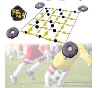 Equipo de entrenamiento de portero de fútbol con ángulos de desviación ajustables para mejorar el reflejo y la agilidad, deflector de pelota portátil para una práctica eficaz