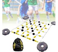 Equipo de entrenamiento de portero, deflector de rebote de fútbol con cuerda de entrenamiento de reflejos y agilidad, para niños y adultos