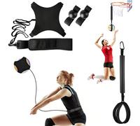 Equipo de Entrenamiento de Voleibol Ajustable - Entrenador y Accesorios para Golpear, Ajustar, Pico, Columpio - para Principiantes