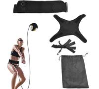 Equipo de entrenamiento de voleibol - Equipo de práctica de rebote de 185 gramos | Entrenador de ajuste de servicio | Herramienta de mejora de habilidades para gimnasio al aire libre, patio, escuela