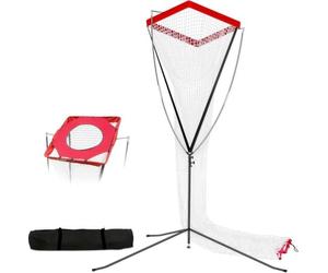 Equipo de entrenamiento de voleibol, red de entrenamiento Setter con altura y ángulo ajustables para servir, pinchar, práctica de ajuste