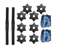 EQUIPO DE ENTRENAMIENTO MUSCULAR DEL BRAZO CON MANCUERNAS LLENA DE AGUA PARA MUJER FITNESS PARA YOGA EN CASA (Mancuerna azul 8-10KG)