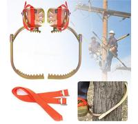 Equipo de escalada de árboles ajustable de acero inoxidable con picos antideslizantes, equipo resistente para caza, aventuras al aire libre y observación de vida silvestre