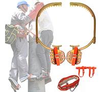 Equipo de escalada de árboles de acero inoxidable ajustable, picos antideslizantes y zapatos para caza, recolección de frutas, supervivencia y observación de la selva, herramientas de escalada para