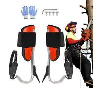 Equipo de escalada de árboles, pinchos para trepar árboles | Gaffs de aleación de aluminio, equipo de escalada para palmeras, equipo de cuidado de árboles, zapatos de escalada para recoger frutas