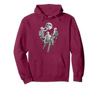 Equipo de Escalada en Roca para niños, Escalador de Pared Sudadera con Capucha, Unisex para Adultos, Granate, M