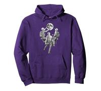 Equipo de Escalada en Roca para niños, Escalador de Pared Sudadera con Capucha, Unisex para Adultos, Morado, S