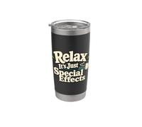 Equipo de escena de Relax It's Just Special Effects Vaso térmico de acero inoxidable de doble pared