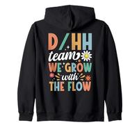 Equipo de escuadrón de Maestros sordos con Problemas de audición crecemos Maestro D/HH Sudadera con Capucha