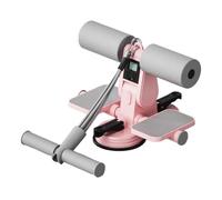 Equipo de estiramiento de piernas - Soporte de suelo para sentarse | Ejercitador de núcleo con ventosas | Soporte para pies sentados | Reposapiés y cuerda de tensión, equipo de fitness con función de