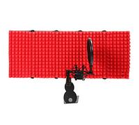 Equipo de Estudio, Protector de Aislamiento de Micrófono Reductor de Ruido de Plástico, Absorbente de Sonido Plegable para KTV para Cubierta Insonorizada