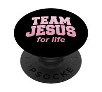 Equipo de fe Cristiana Jesús para la Vida PopSockets PopGrip Adhesivo