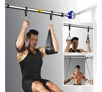 Equipo de fitness para dominadas, barras domésticas, barras horizontales, paredes interiores, marcos de puerta sin perforaciones, anillos deportivos de un solo y doble polo, tubos compuestos de acero