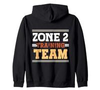 Equipo De Formación De La Zona 2 Fitness Cardio Zona 2 Sudadera con Capucha