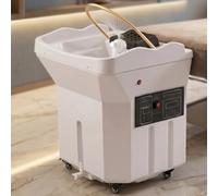 Equipo de Head Spa japonés, lavacabezas con circulación de agua, sistemi termostático (30°C a 55°C), depósito de 60 L; ideal para estilistas, salones de belleza, spas y centros de masaje.