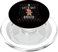 Equipo de horneado de Galletas navideñas de Pan de Jengibre de Let's Get Baked PopSockets PopGrip para MagSafe