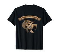 EQUIPO DE ILUMINACIÓN DEL TEATRO Técnico de iluminación del Camiseta