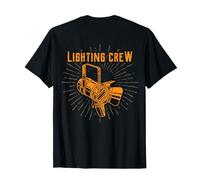 EQUIPO DE ILUMINACIÓN VINTAGE PAR Técnico de Iluminación Camiseta