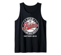 Equipo de Jesús Ve y Haz discípulos Mateo 28:19 Camiseta sin Mangas