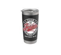 Equipo de Jesús Ve y haz discípulos Mateo 28:19 Vaso térmico de acero inoxidable de doble pared