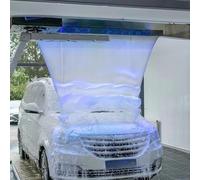 Equipo de lavado de autos de acero inoxidable, máquina automática de lavado | Lavadora profesional sin contacto de 360° sin escobillas, equipada con una bomba de agua de alta presión que se adapta a