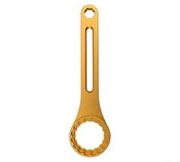 Equipo de llave de pedalier 6 en 1 para Sram Dub Gxp Fsa 386 Bb9000 - Dispositivo de mantenimiento de bicicleta de aleación de aluminio 12t/16t 46mm lado de transmisión negro/dorado