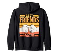 Equipo De Los Mejores Amigos Refranes Amistad Mejor Amigo Sudadera con Capucha