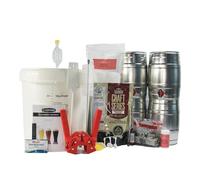 Equipo De Luxe con malta y barriles para hacer cerveza